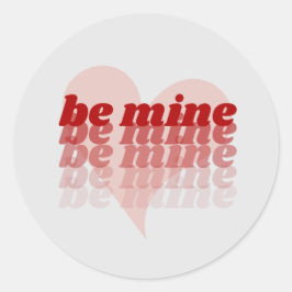Be Mine Día de San Valentín Heart Pegatina