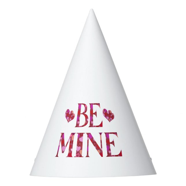 Be Mine El día de San Valentín Fiesta Gorra (Anverso)