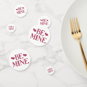 Be Mine El día de San Valentín Table Confetti