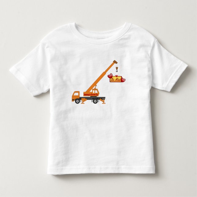 "Be Mine" Niños San Valentín camiseta (Anverso)