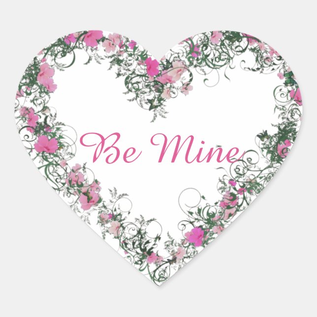 Be Mine Pegatina (Anverso)