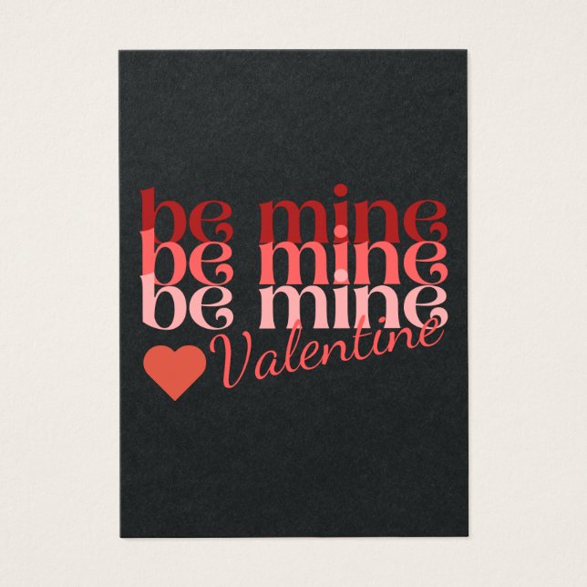 Be Mine Valentine (Frente)