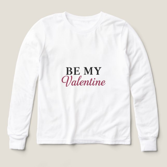 BE MY VALENTINE (Diseño frontal)
