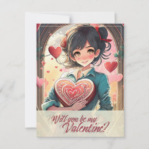 Be my Valentine in Manga Style 31470