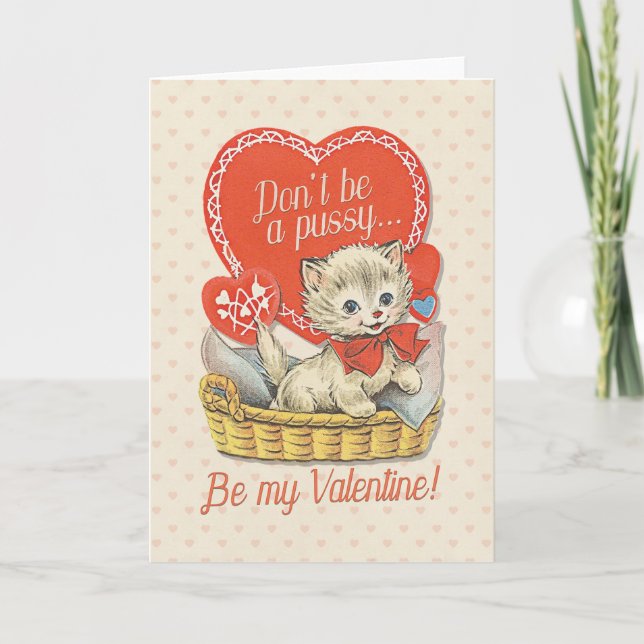 BE MY VALENTINE - linda tarjeta de San Valentín gr (Anverso)