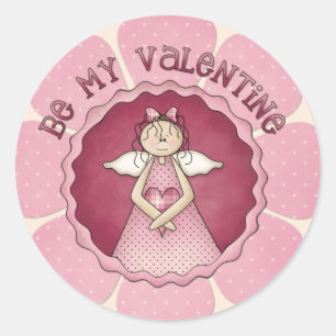 Be my Valentine ~ Pegatinas del Pequeño Chica Ánge