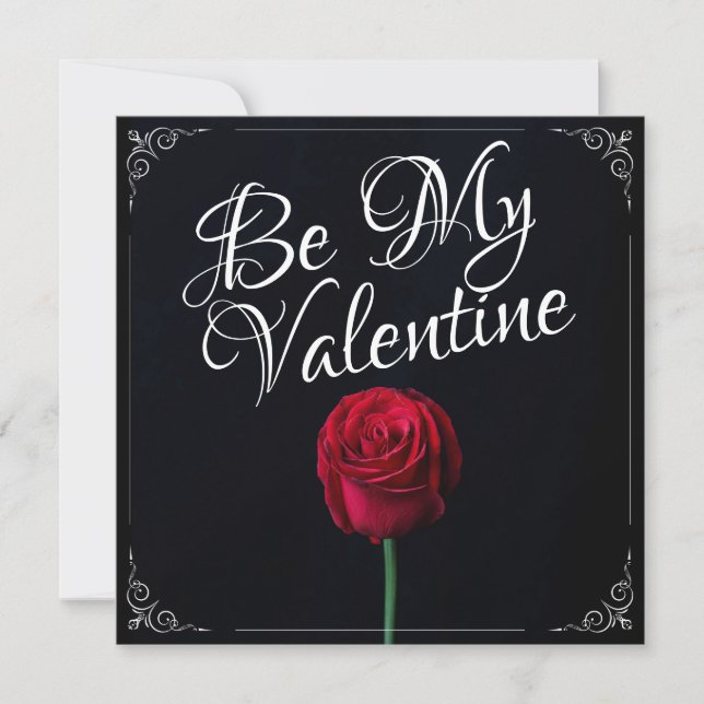 Be My Valentine - Rosa Roja Oscuro (Anverso)