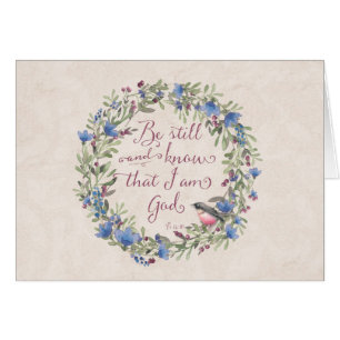 Be Still and Know - Salm 46:10