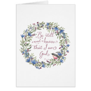 Be Still and Know - Salm 46:10