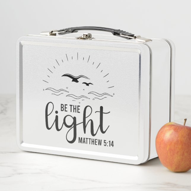 Be the Light Bible Verse Lunch Box (In situ)