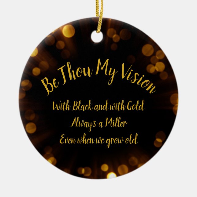 Be Thou My Vision Ornamento Cerámico (Frente)