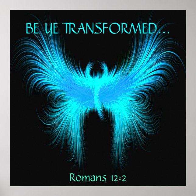BE YE TRANSFORMED... Religious posters (Frente)