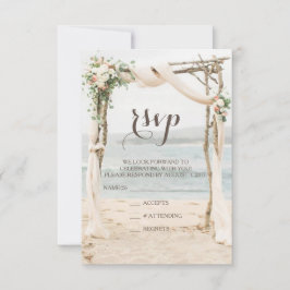 Beach Arbor Wedding RSVP