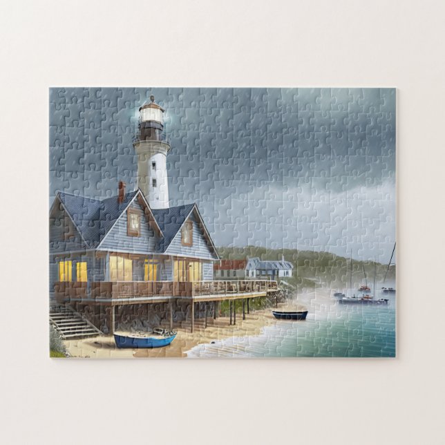 Beach Art Bold and Beautiful Jigsaw Puzzle Beach (Horizontal)
