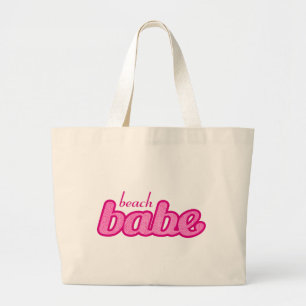 "beach babe" bolso gráfico rosa caliente