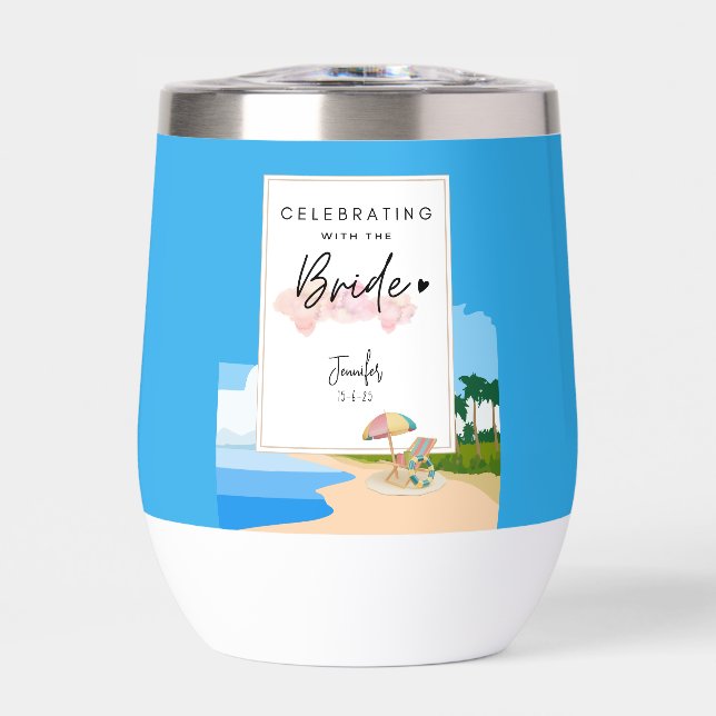 Beach Bachelorette | Fiesta Hens personalizado (Frente)