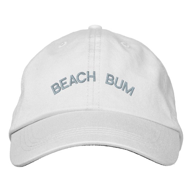 Beach Bum Embroidered Gorra (Anverso)