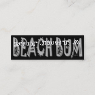 Beach Bum - Tarjeta personal de medios sociales