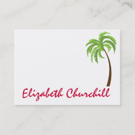 Beach Business / Tarjeta de gabinete / Etiqueta -