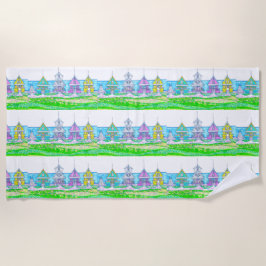 Beach Cottage Bright Beach Toalla