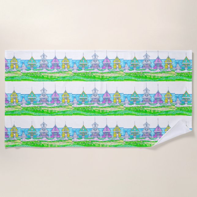 Beach Cottage Bright Beach Toalla (Anverso)