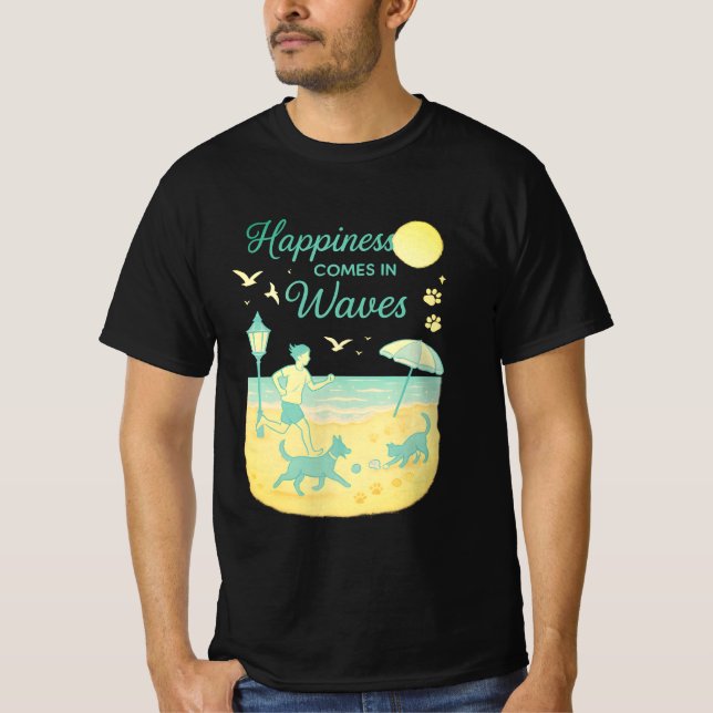 Beach Day destruye la camiseta del amante de la ma (Anverso)