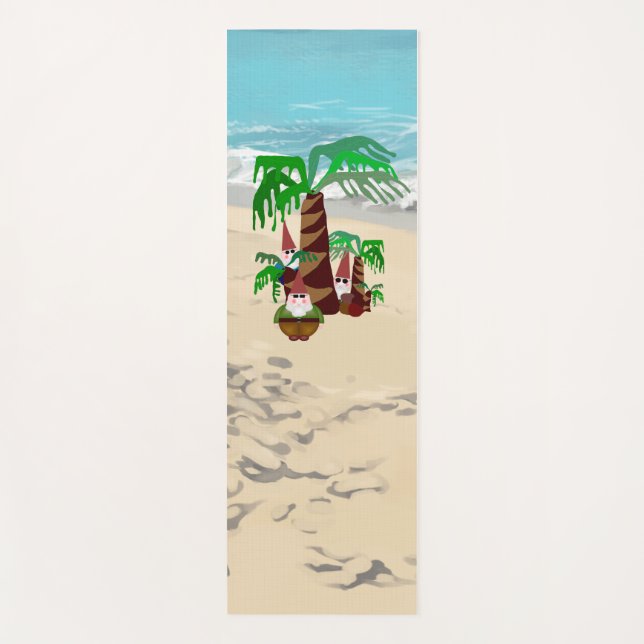 Beach Gnomes Yoga Mat (Anverso)