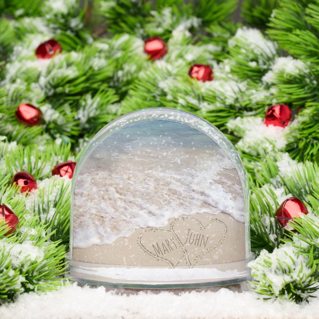 Beach Hearts With Names (Navidad)