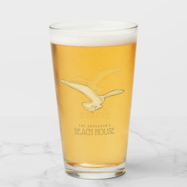 Beach House Seagull Gold ID623 (Reverso (lleno))