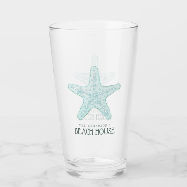 Beach House Starfish Aqua Blue ID623 (Anverso)