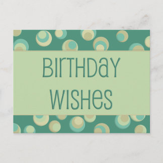 Beach House ・ Tarjeta postal de cumpleaños