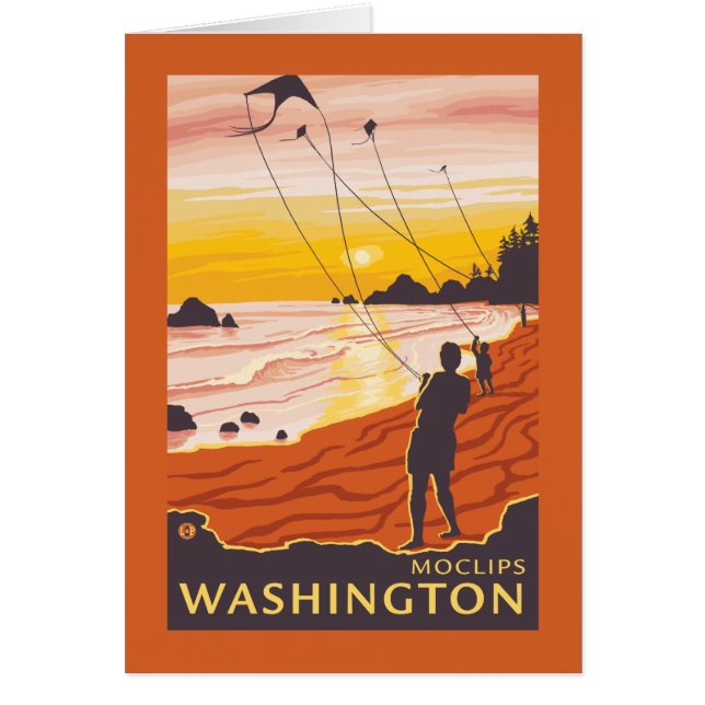Beach & Kites - Moclips, Washington (Frente)
