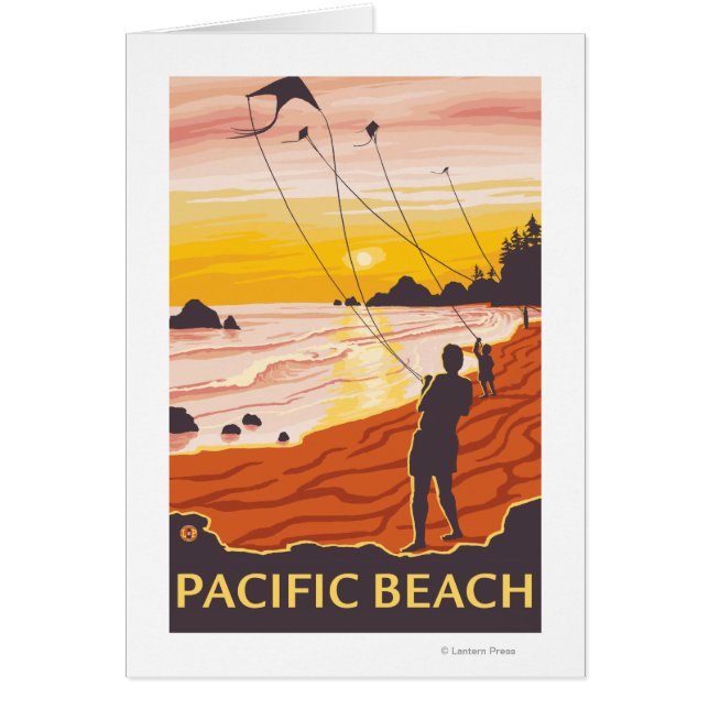Beach & Kites - Pacific Beach, Washington (Frente)