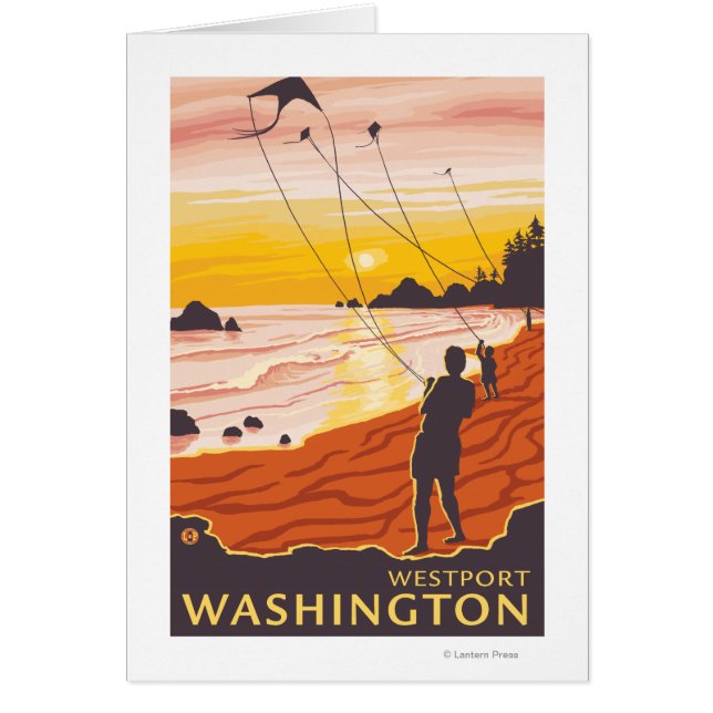 Beach & Kites - Westport, Washington (Frente)