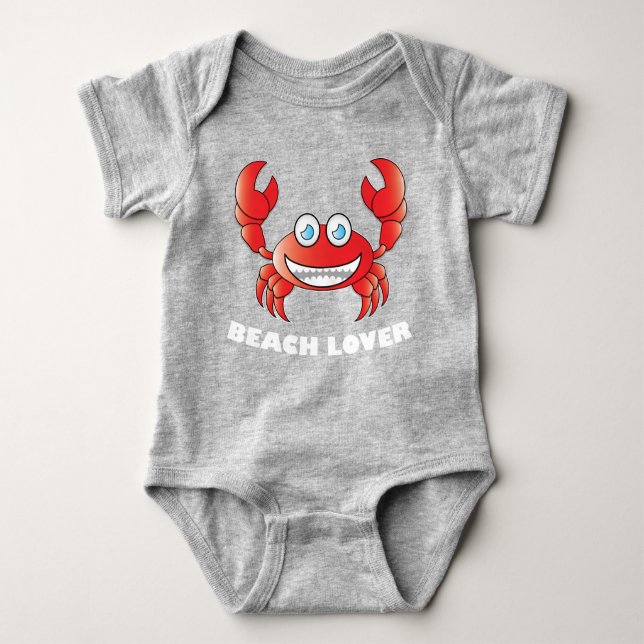Beach Lover - Baby Jersey Bodysuit (Anverso)