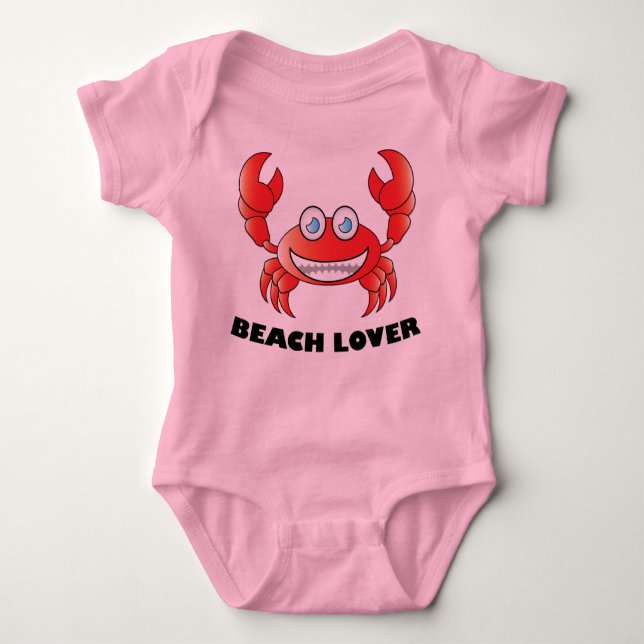 Beach Lover - Baby Jersey Bodysuit (Anverso)
