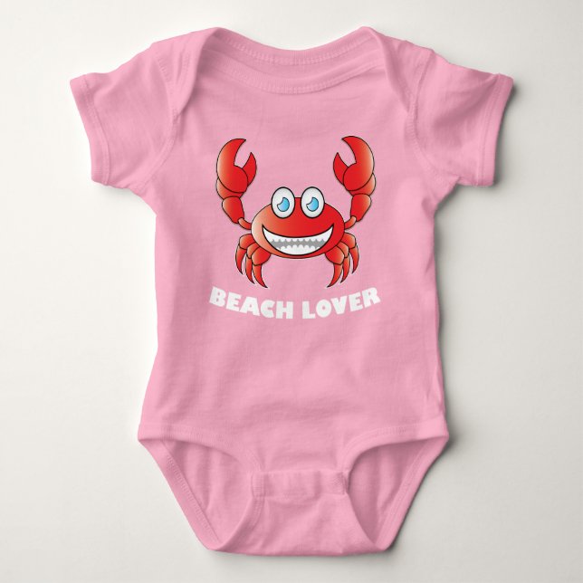Beach Lover - Baby Jersey Bodysuit (Anverso)