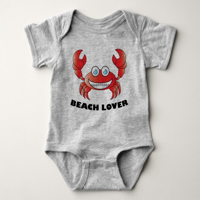 Beach Lover - Baby Jersey Bodysuit (Anverso)