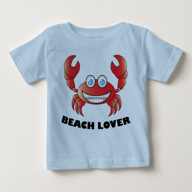 Beach Lover - Camiseta Baby Fine Jersey (Anverso)