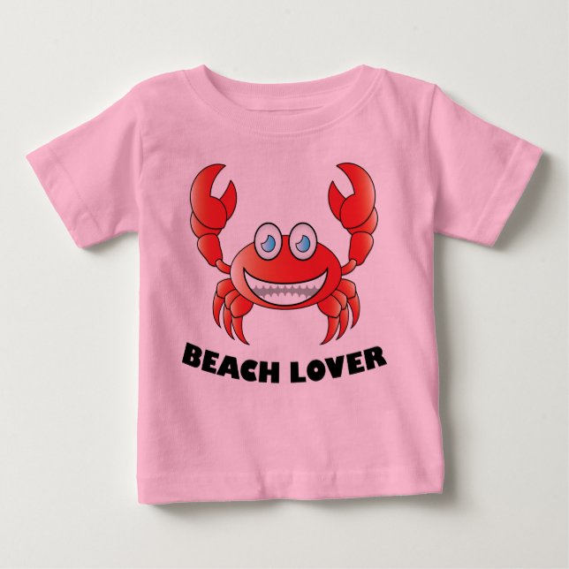 Beach Lover - Camiseta Baby Fine Jersey (Anverso)