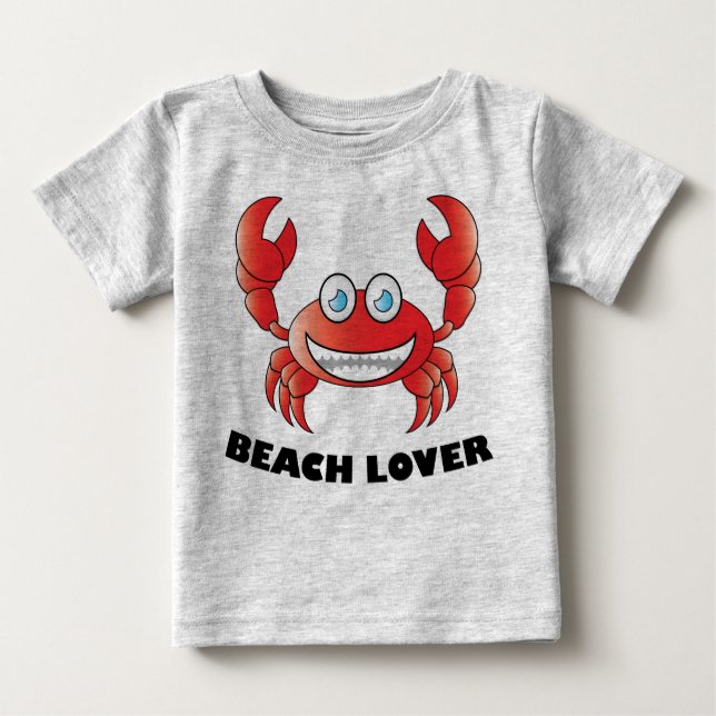 Beach Lover - Camiseta Baby Fine Jersey (Anverso)