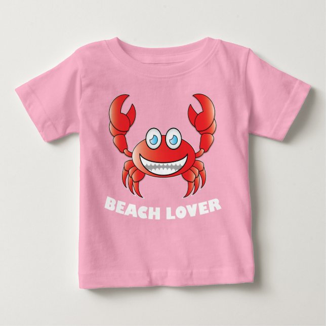 Beach Lover - Camiseta Baby Fine Jersey (Anverso)