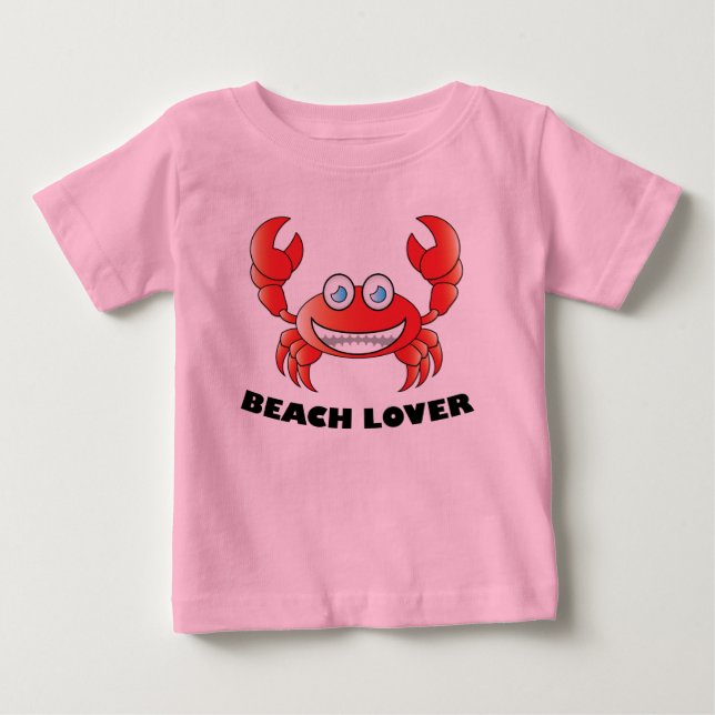 Beach Lover - Camiseta Baby Fine Jersey (Anverso)
