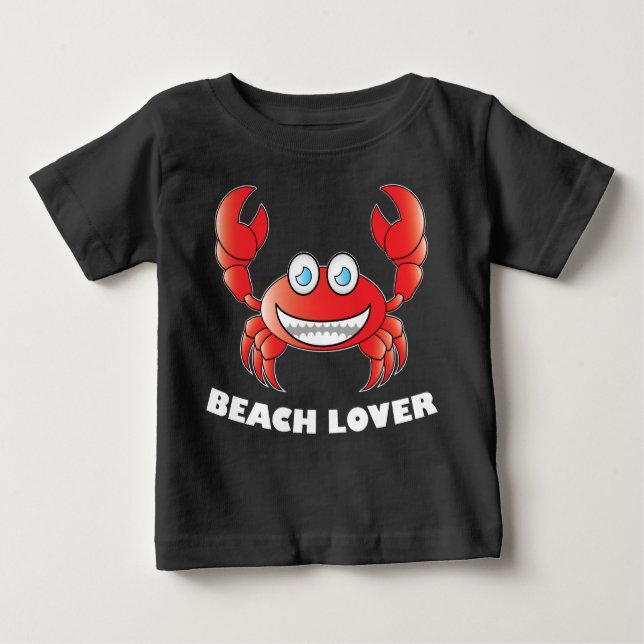 Beach Lover - Camiseta Baby Fine Jersey (Anverso)