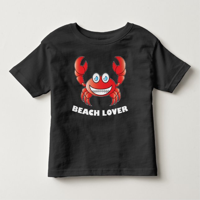 Beach Lover - Toddler Fine Jersey T-Shirt (Anverso)
