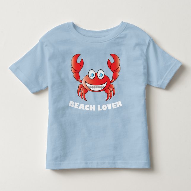 Beach Lover - Toddler Fine Jersey T-Shirt (Anverso)