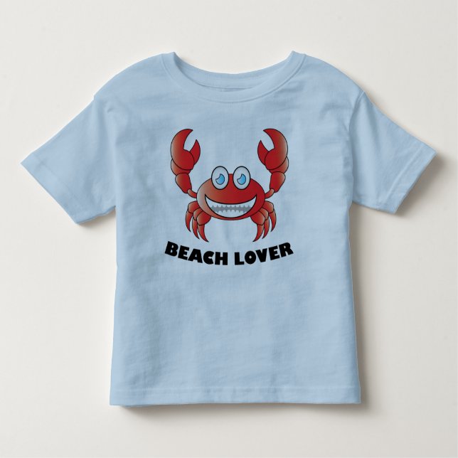 Beach Lover - Toddler Fine Jersey T-Shirt (Anverso)