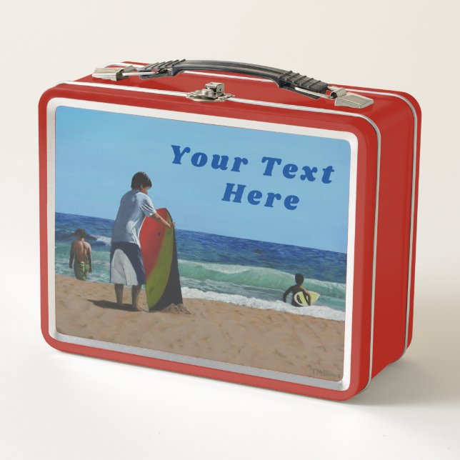 Beach / Ocean Lunch Box - Personalización opcional (Anverso)