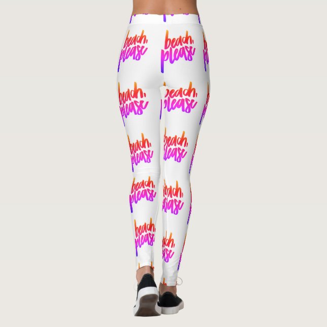 Beach Please Leggings (Reverso)