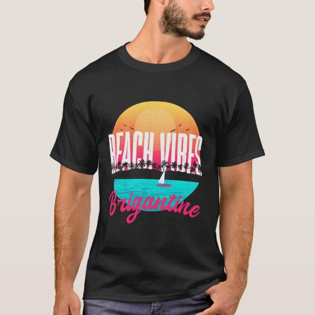 Beach S Brigantine Summer New Jersey Tropical (Anverso)